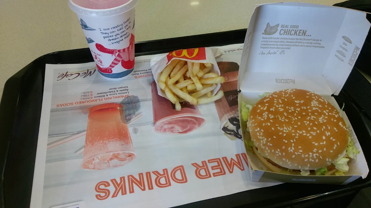 Menu, McDonald's Mildura