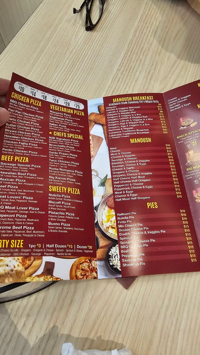 Menu, B2B Breakfast To Breakfast