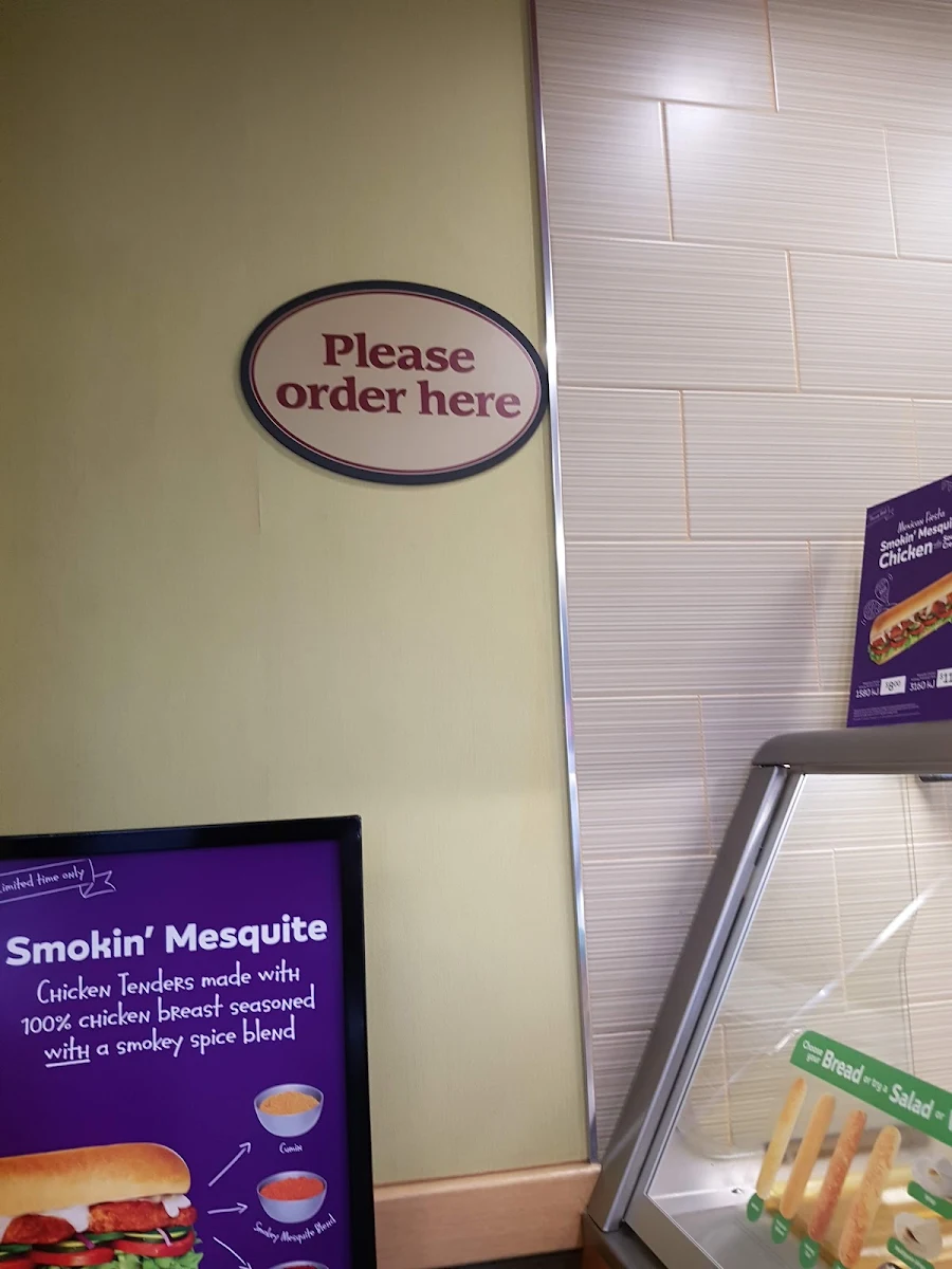 Menu, Subway