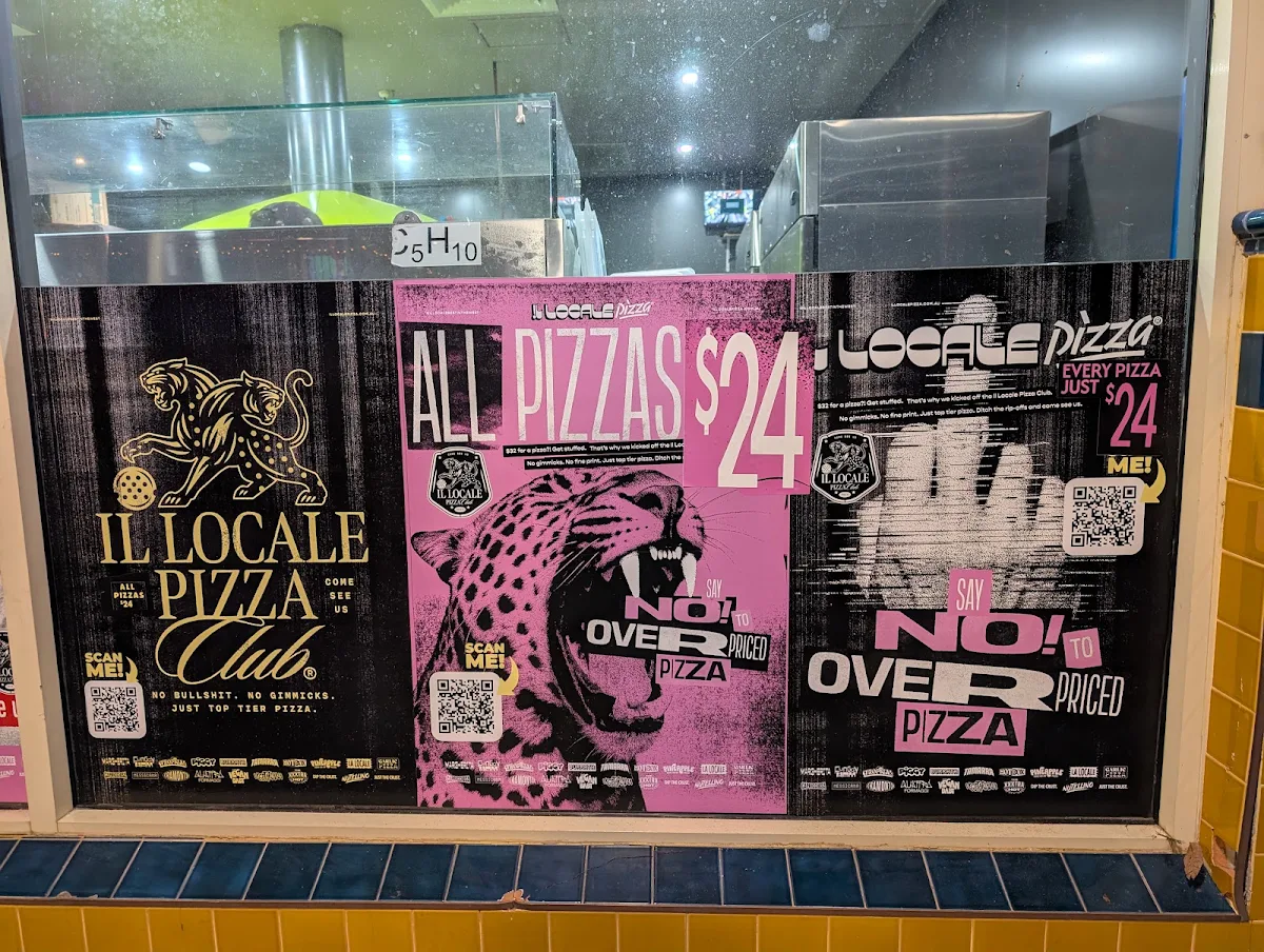 Menu, Il Locale Pizzeria Kalamunda