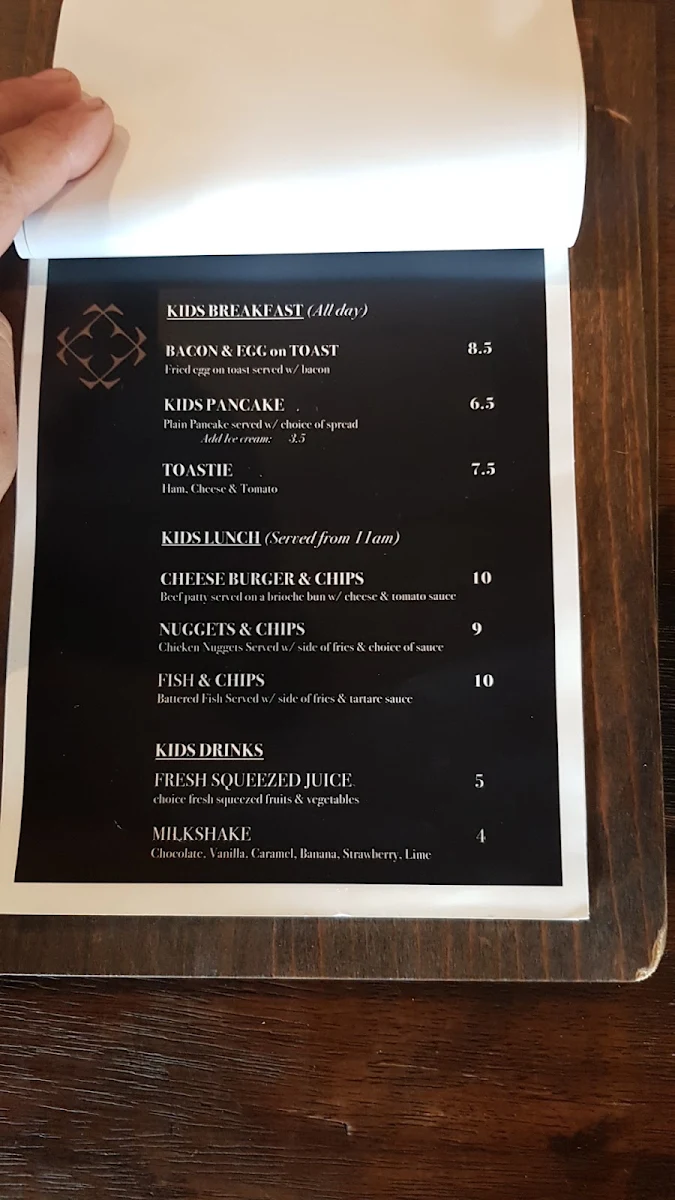 Menu, Extract Espresso.
