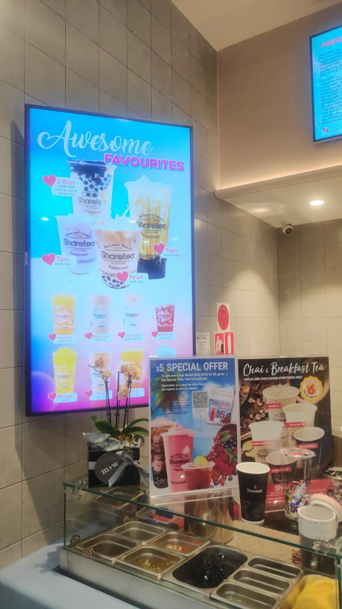 Menu, Sharetea Canberra Outlet