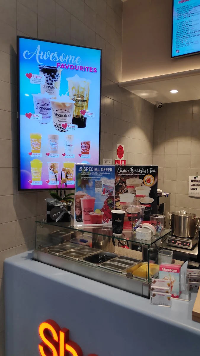 Menu, Sharetea Canberra Outlet
