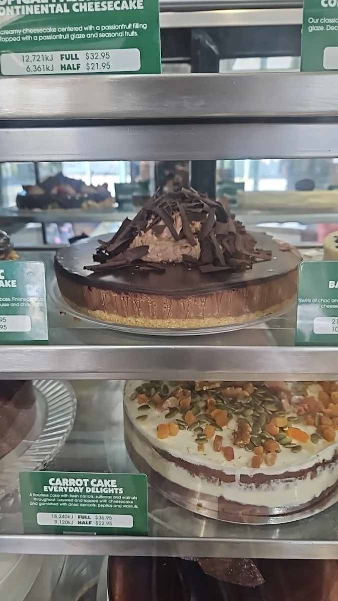 Menu, The Cheesecake Shop Ashgrove