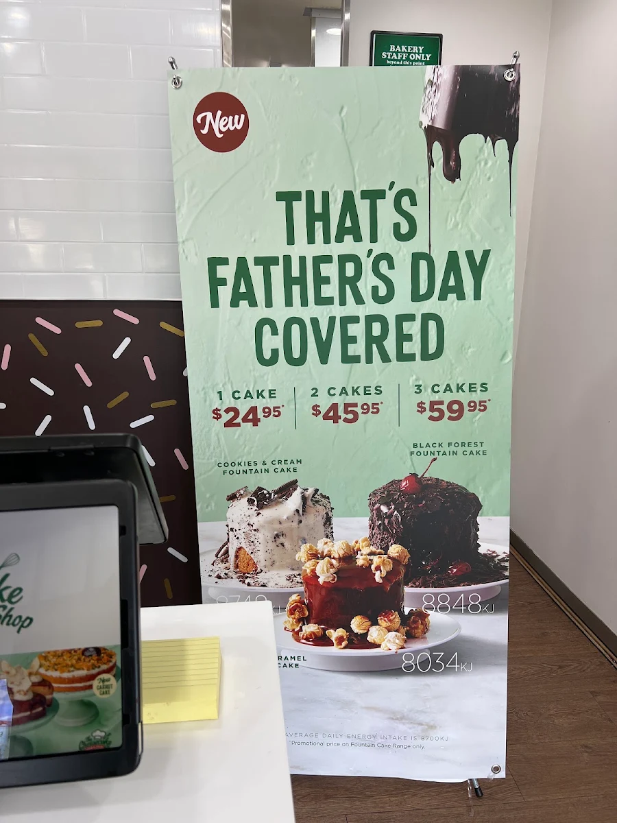 Menu, The Cheesecake Shop Ashgrove