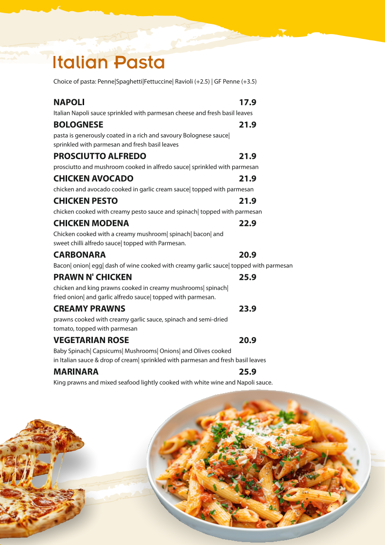 Menu, Ribs N Rums - Restaurant in Jindalee