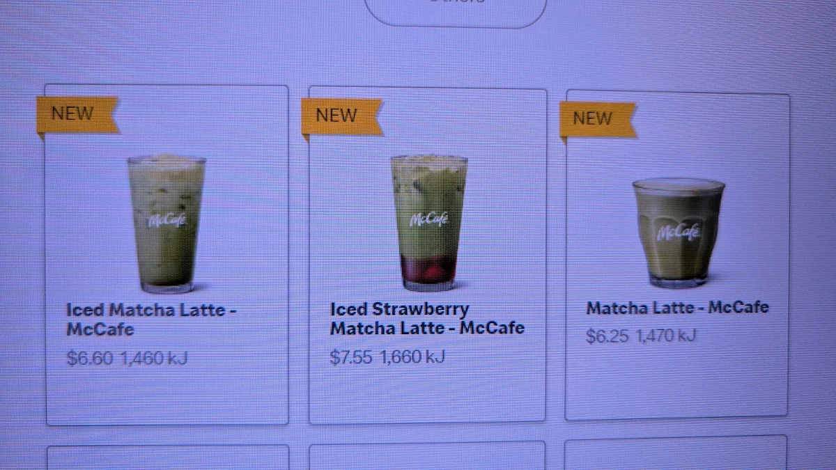 Menu, McDonald's International Airside II