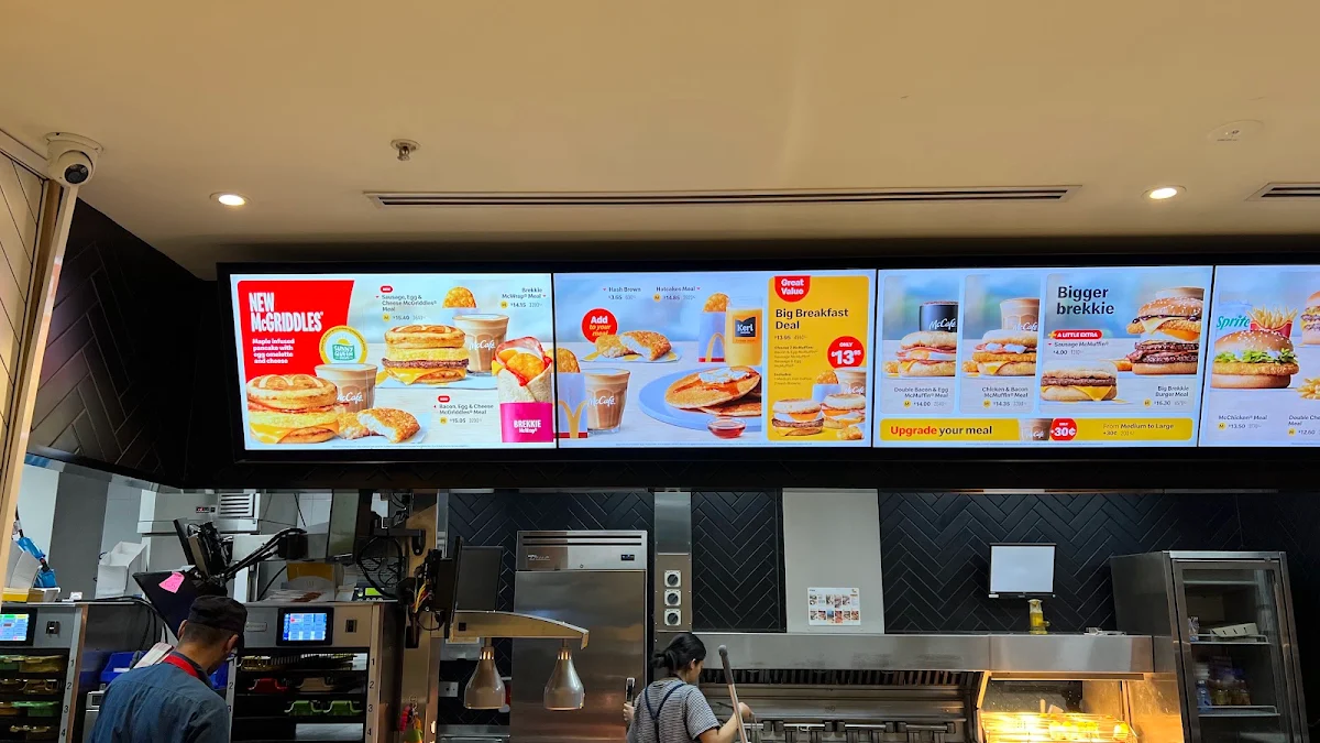 Menu, McDonald's International Airside II