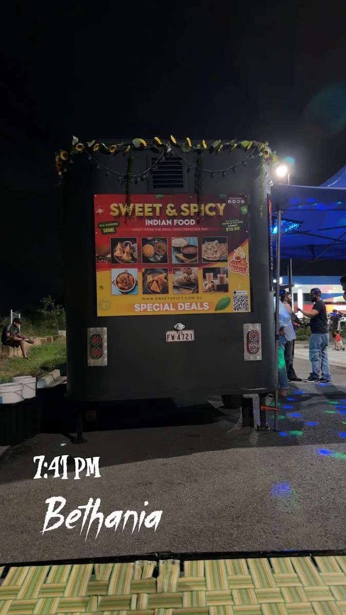 Menu, Sweet&Spicy Indian Food Truck