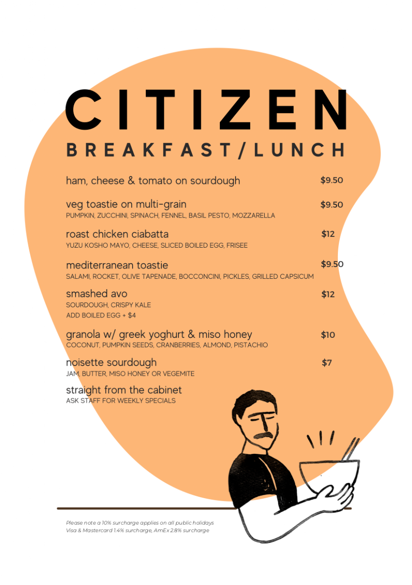 Menu, Citizen Function Space