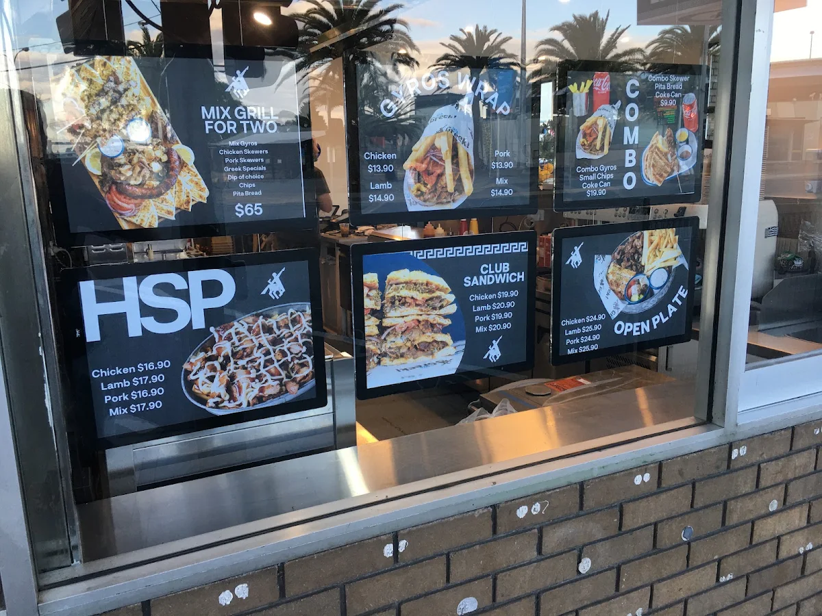 Menu, Ali’s Jumbo Kebabs
