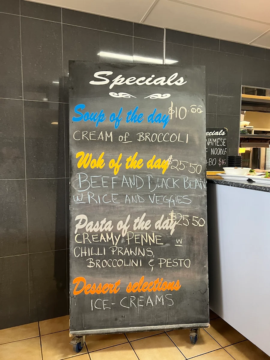 Menu, Kalbarri Motor Hotel