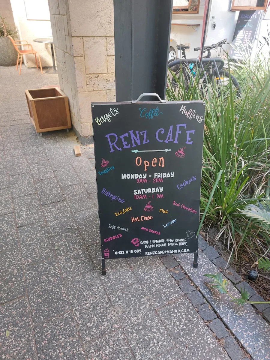 Menu, Renz Cafe