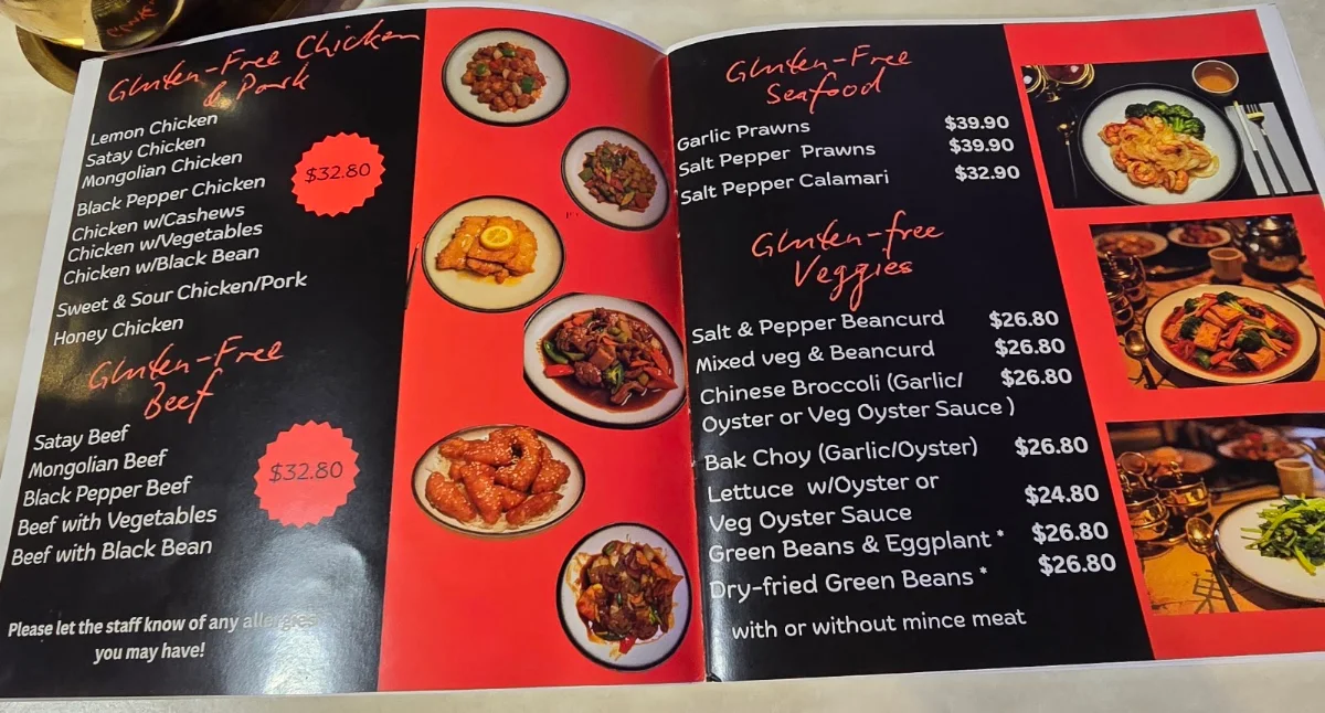 Menu, Robo Mao