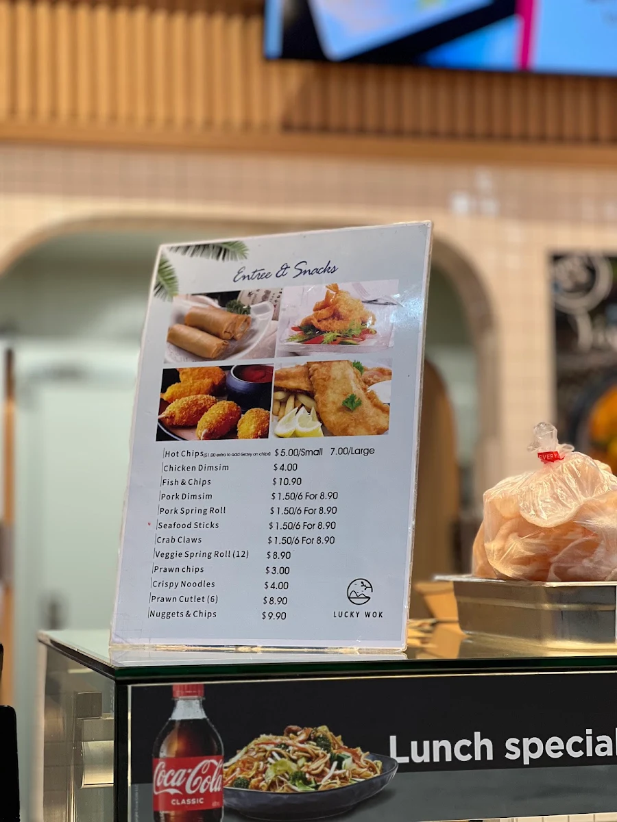 Menu, LUCKY WOK