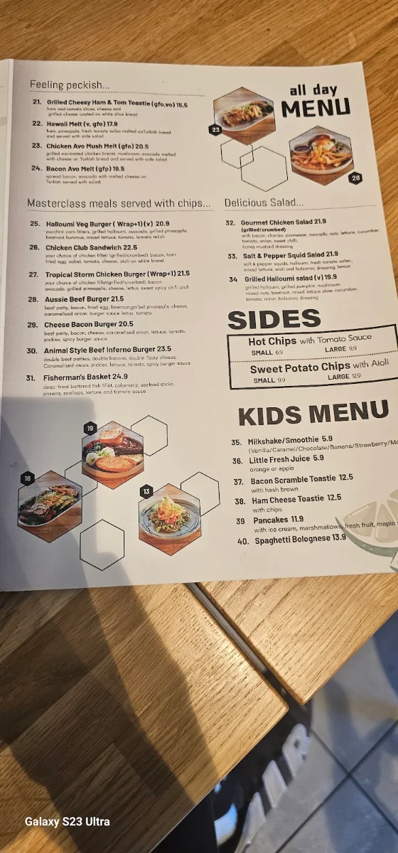 Menu, Brunch N Brew