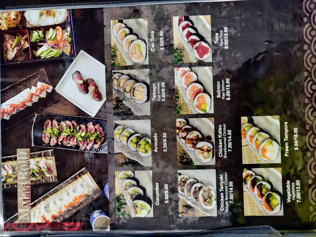 Menu, Sumeshiya Japanese Restaurant