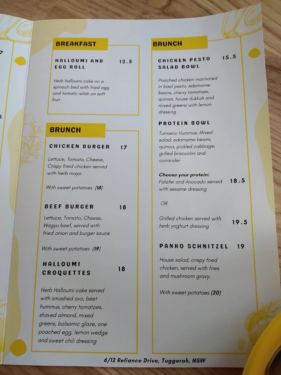 Menu, Moka Pot Tuggerah