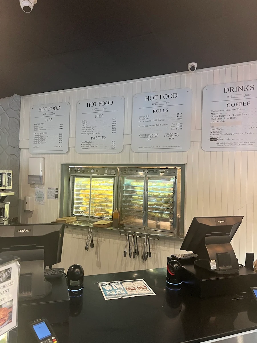 Menu, St Peters Bakehouse & Coffee Shop