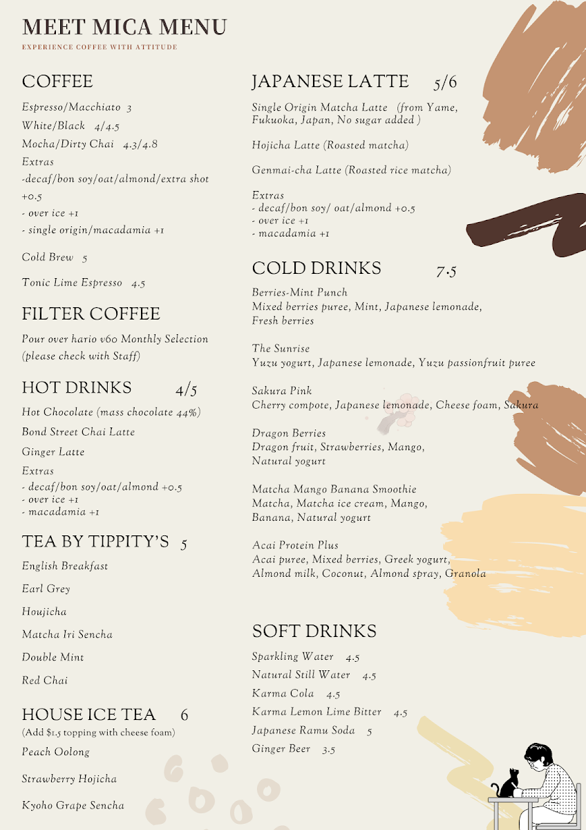 Menu, Meet Mica