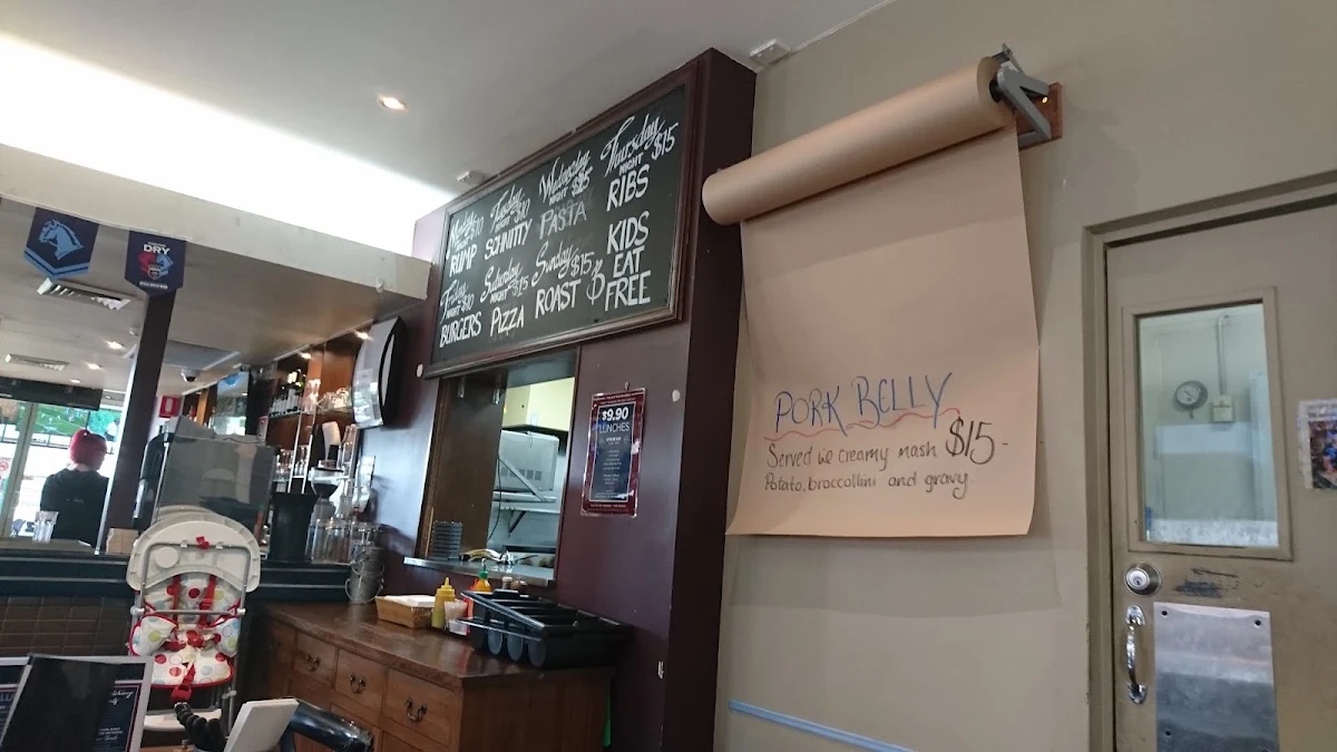 Menu, The Australian Arms Hotel