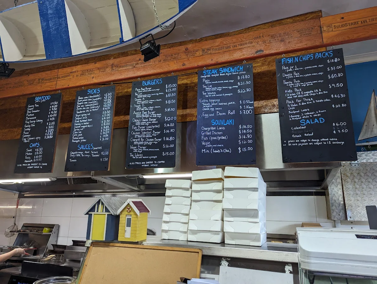 Menu, Dezy's