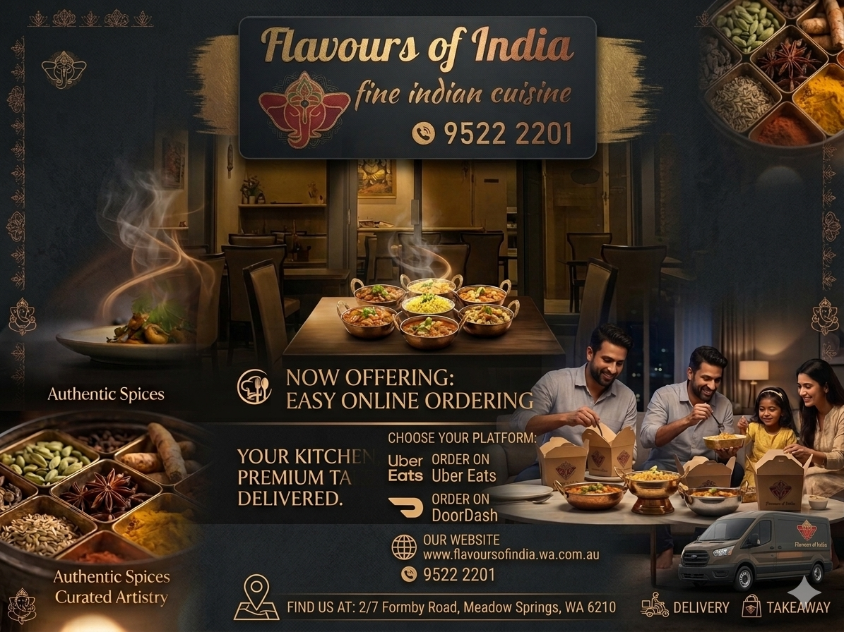 Menu, Flavours Of India
