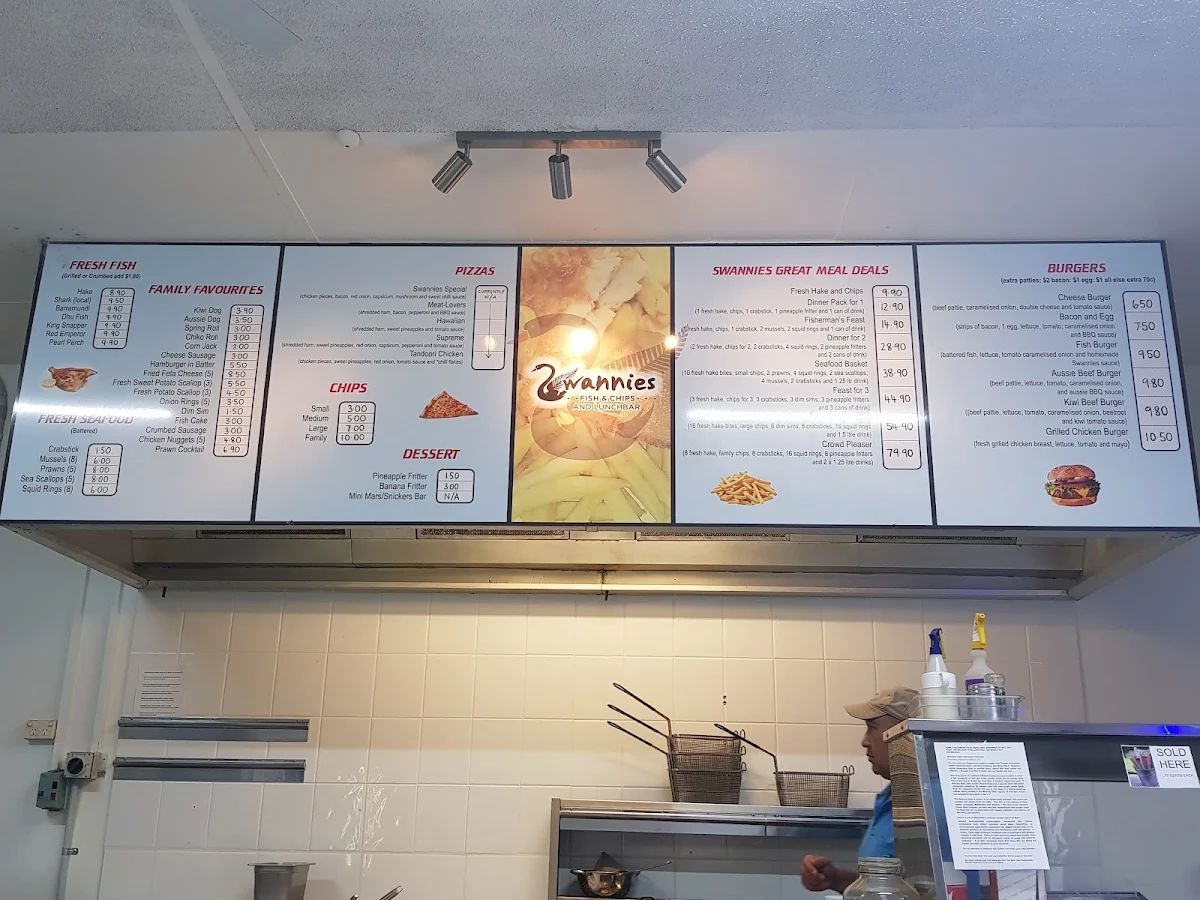 Menu, SALT N BATTER RESTAURANT