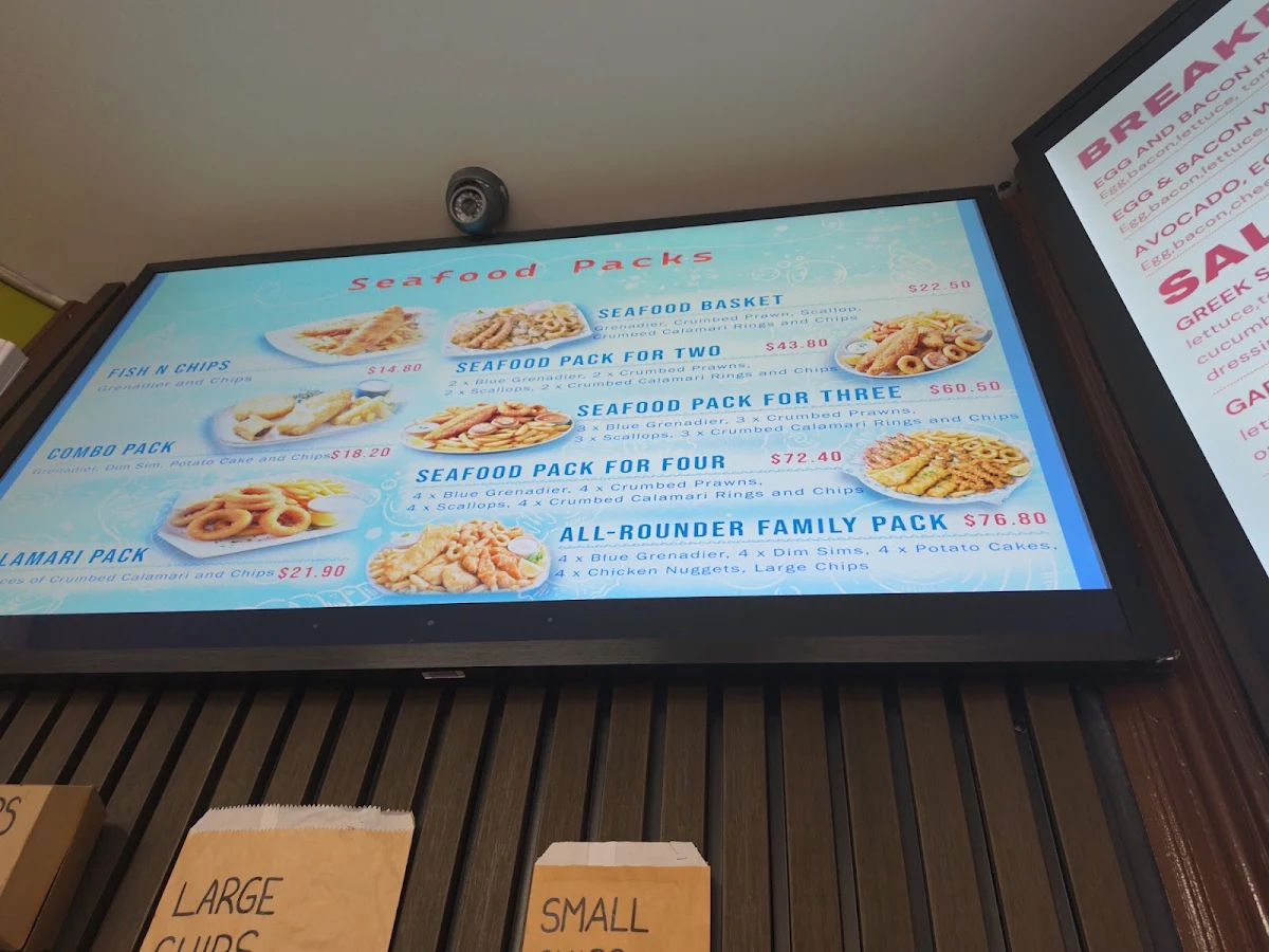 Menu, Lorne Chicken Joint