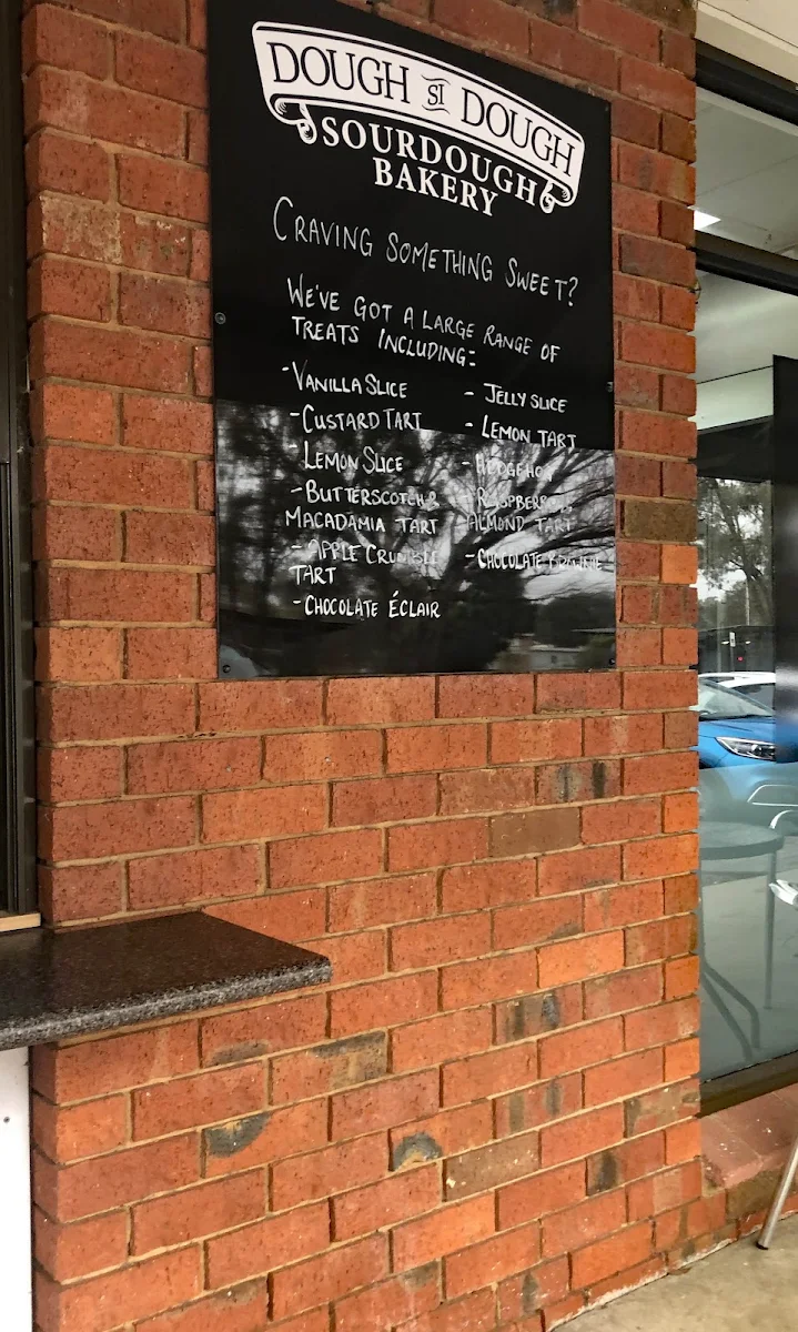 Menu, Dough si Dough Sourdough Bakery Strathfieldsaye