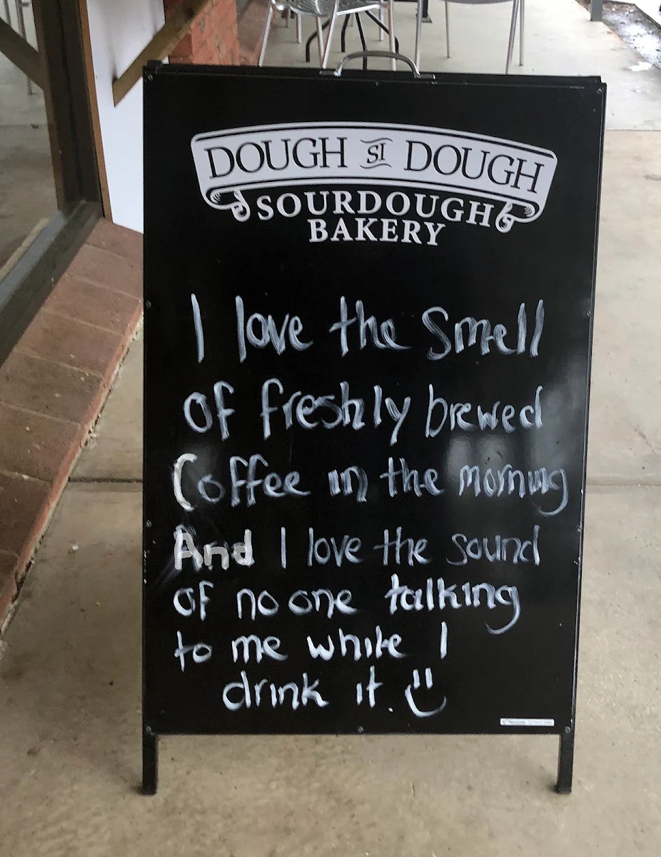 Menu, Dough si Dough Sourdough Bakery Strathfieldsaye