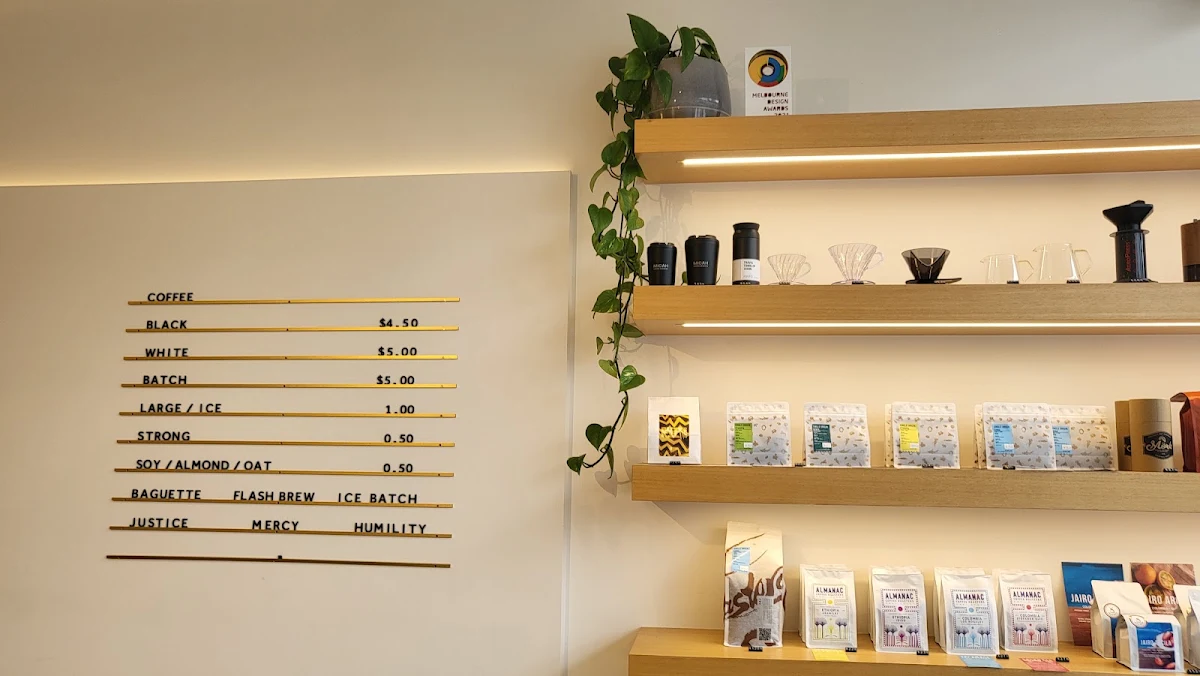 Menu, Micah Coffee Brewers