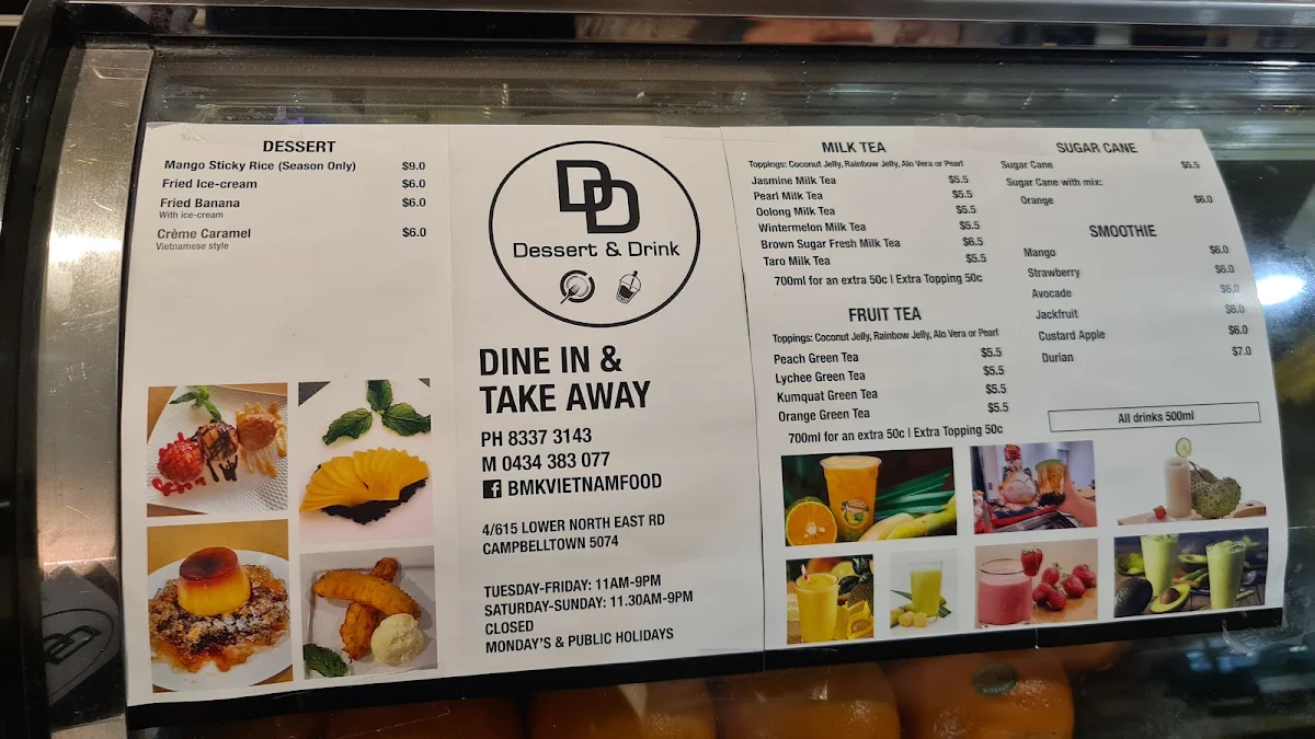 Menu, Banh Mi K