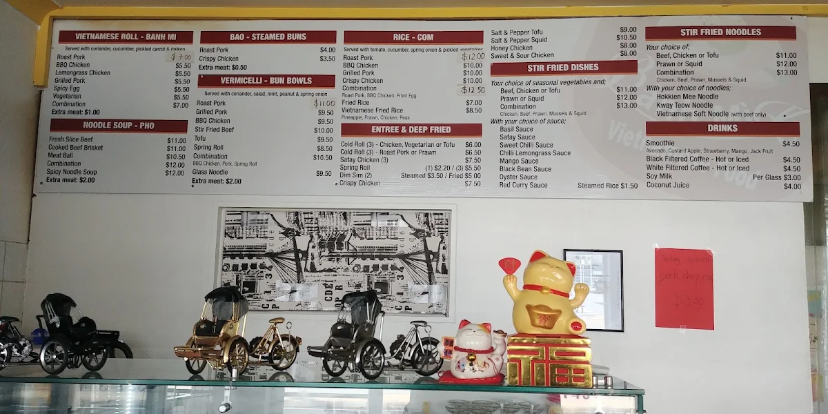 Menu, Banh Mi K