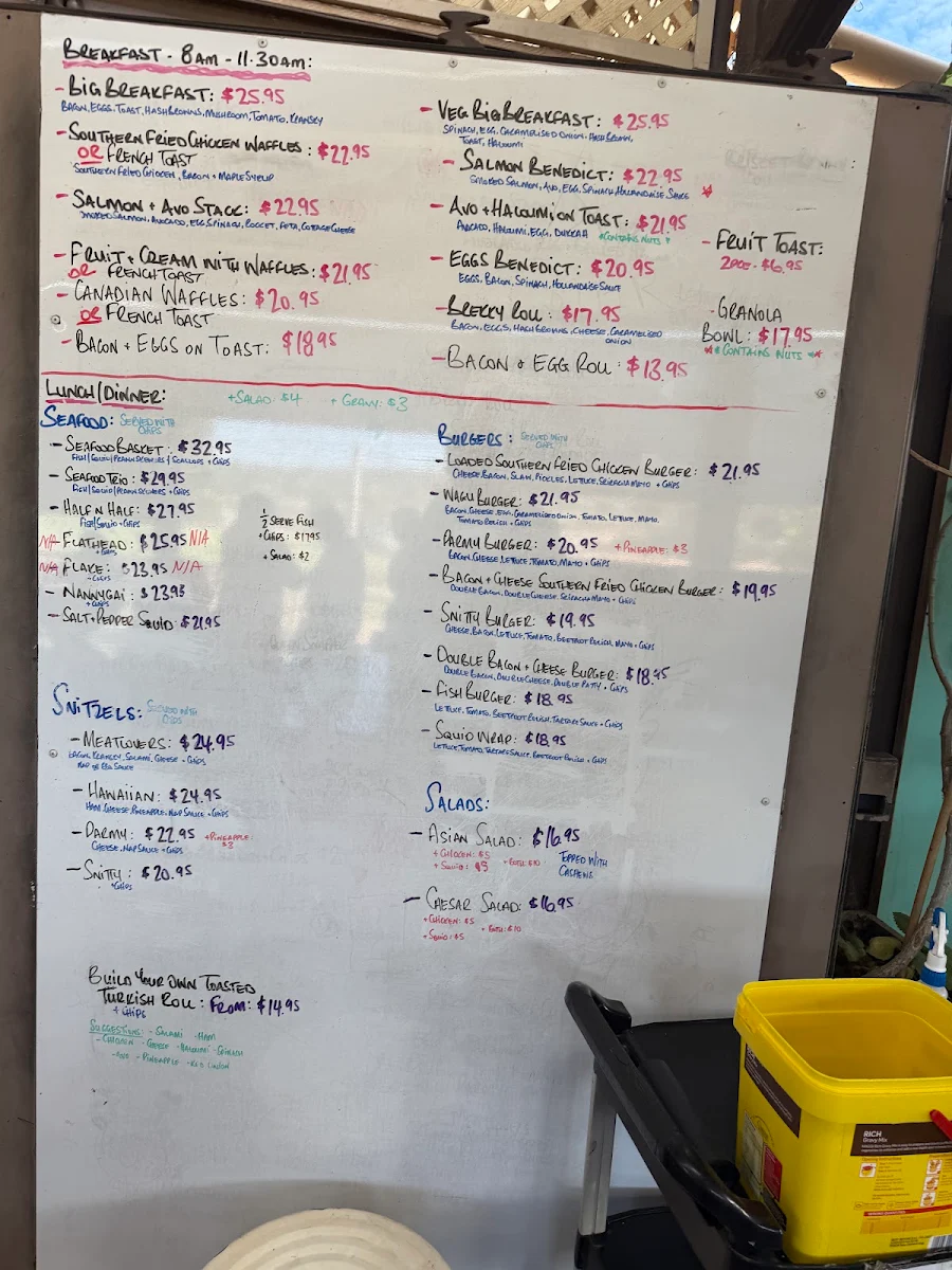 Menu, Sumthin' Tastee