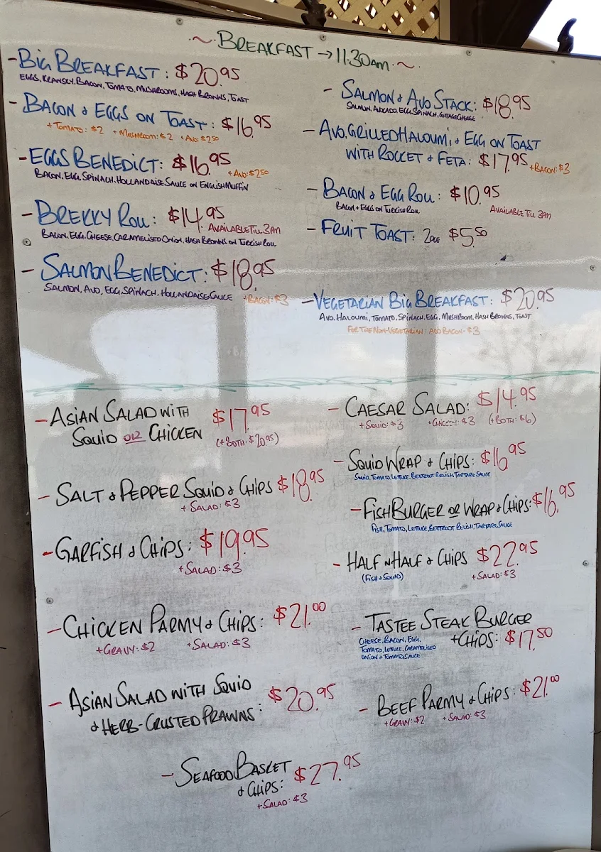 Menu, Sumthin' Tastee