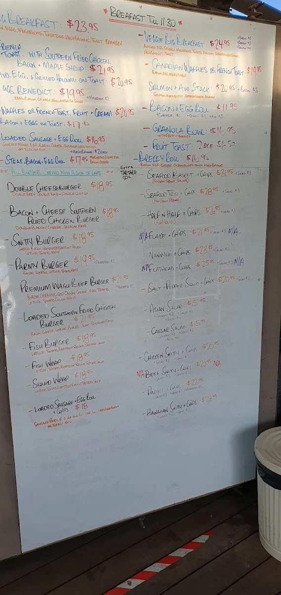 Menu, Sumthin' Tastee
