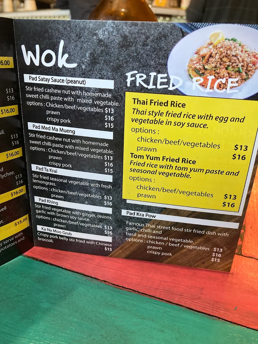 Menu, Khaomai Eatery & Bar