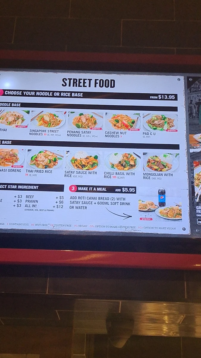 Menu, P'Nut Zetland