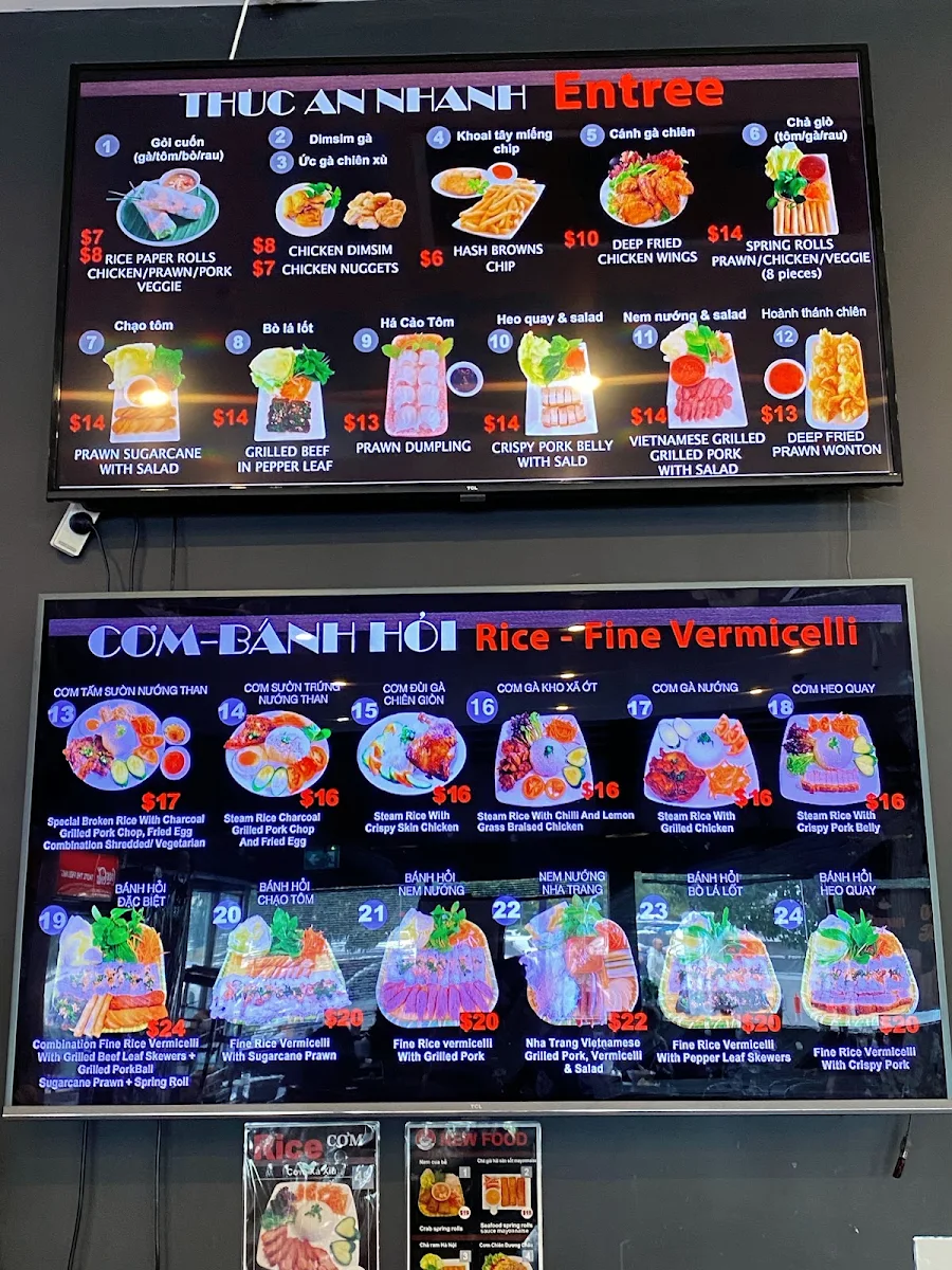 Menu, Pho Ngon