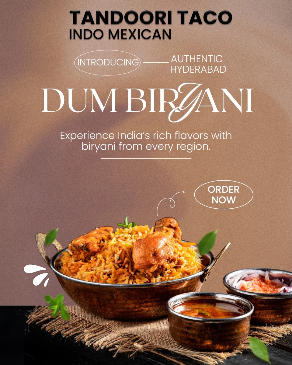Menu, Tandoori Taco