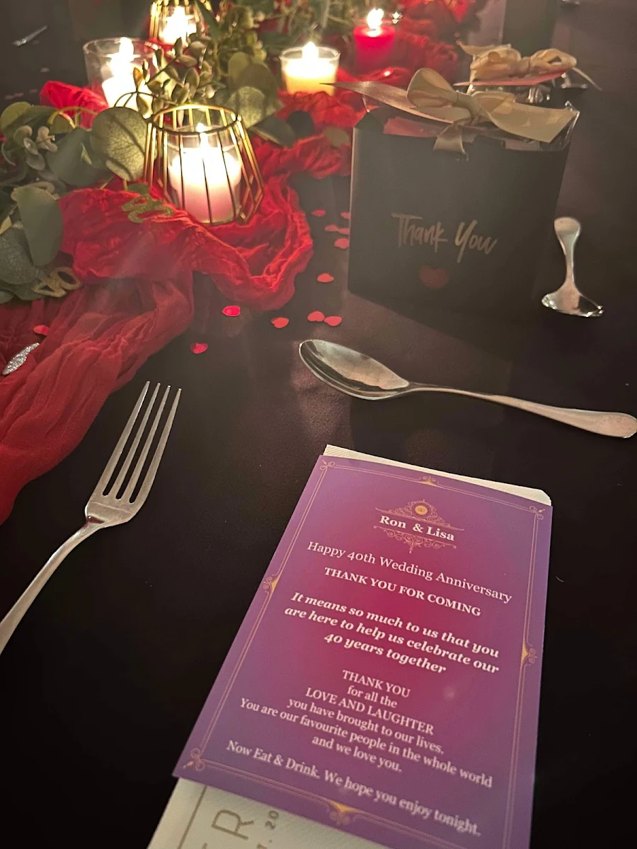 Menu, Bert's Restaurant & Bar