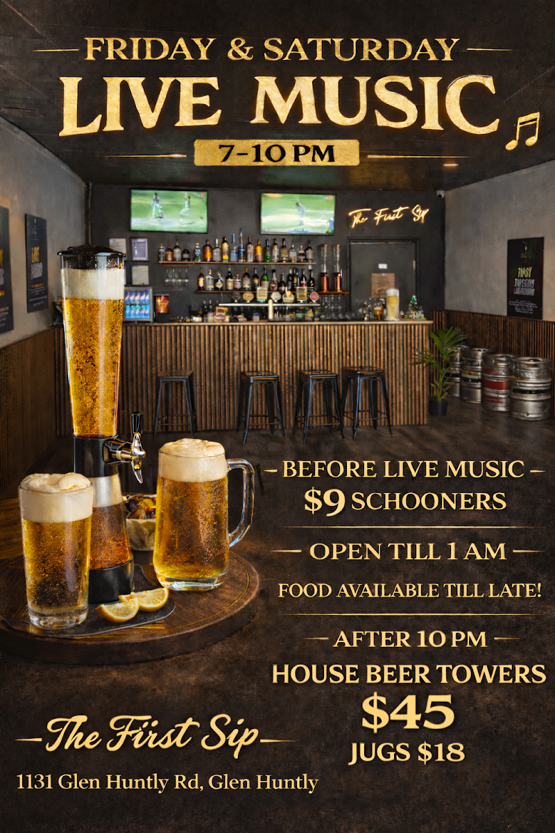 Menu, The First Sip