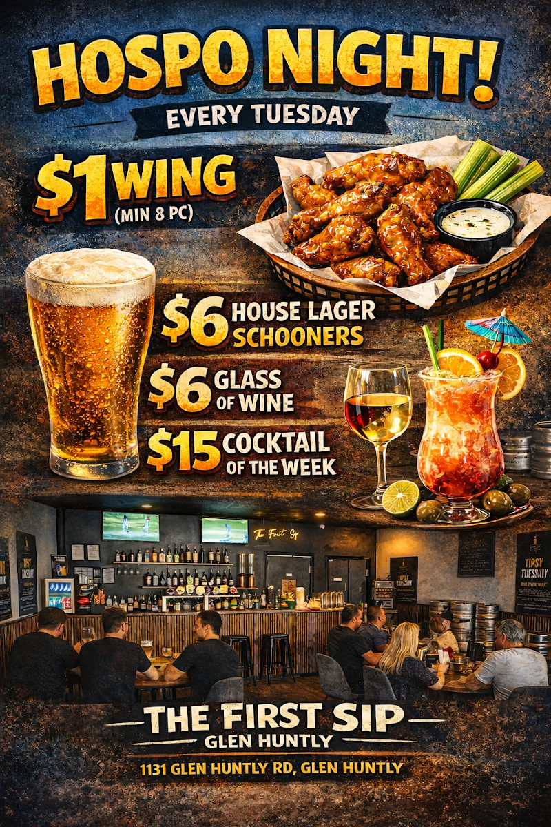 Menu, The First Sip