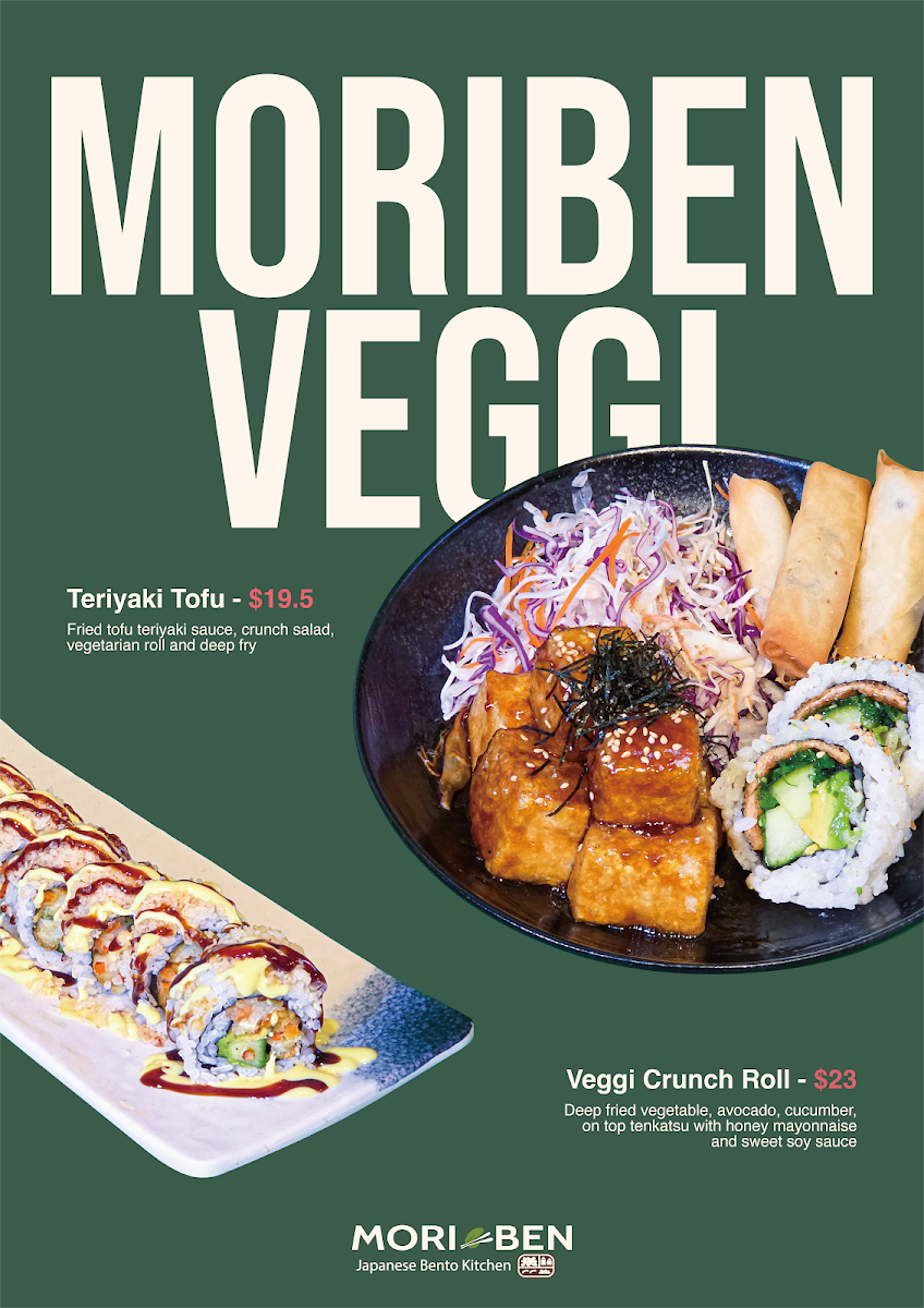 Menu, Moriben Kitchen