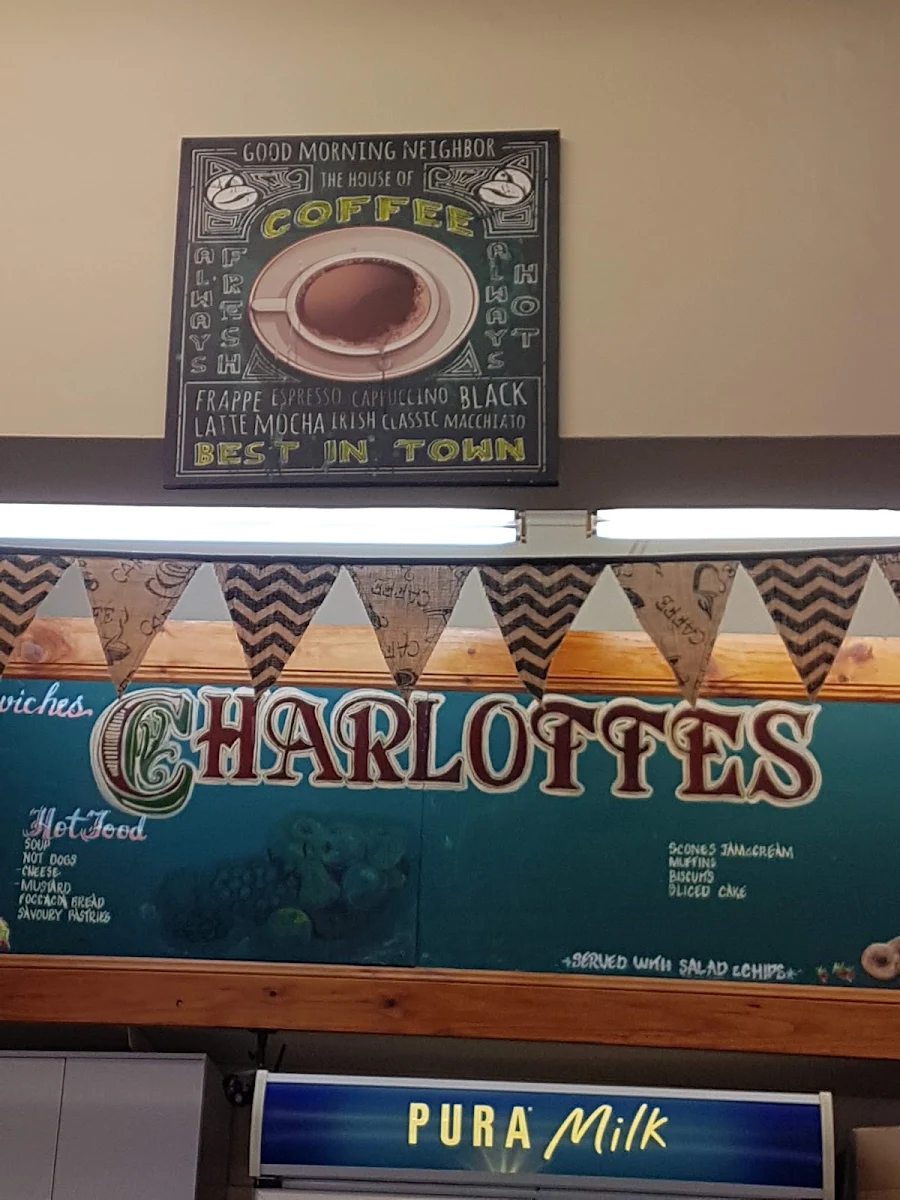 Menu, Charlotte's at the Grand