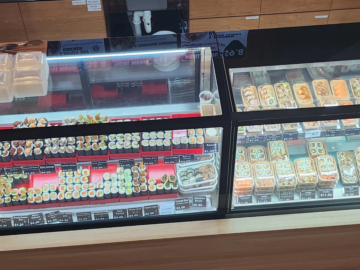 Menu, Honten sushi