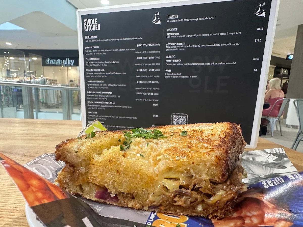 Menu, Cafe Swole