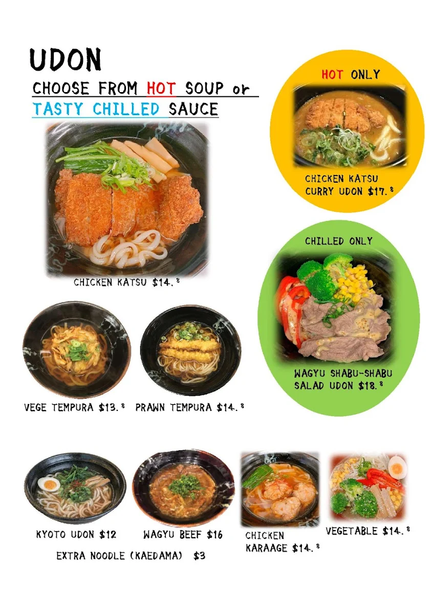 Menu, Ramen Megumi