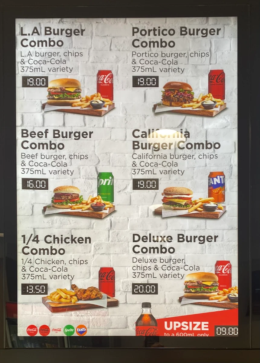 Menu, Fired Up
